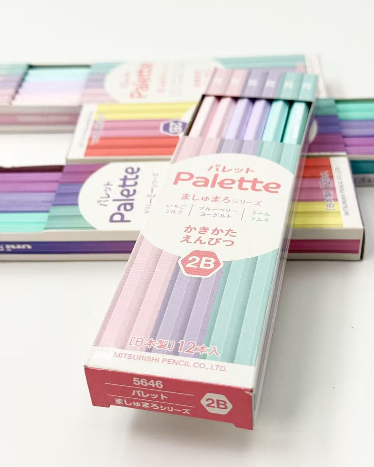 MITSUBISHI UNI PALETTE 2B PENCILS  – 12 PIECE COLOUR COLLECTION