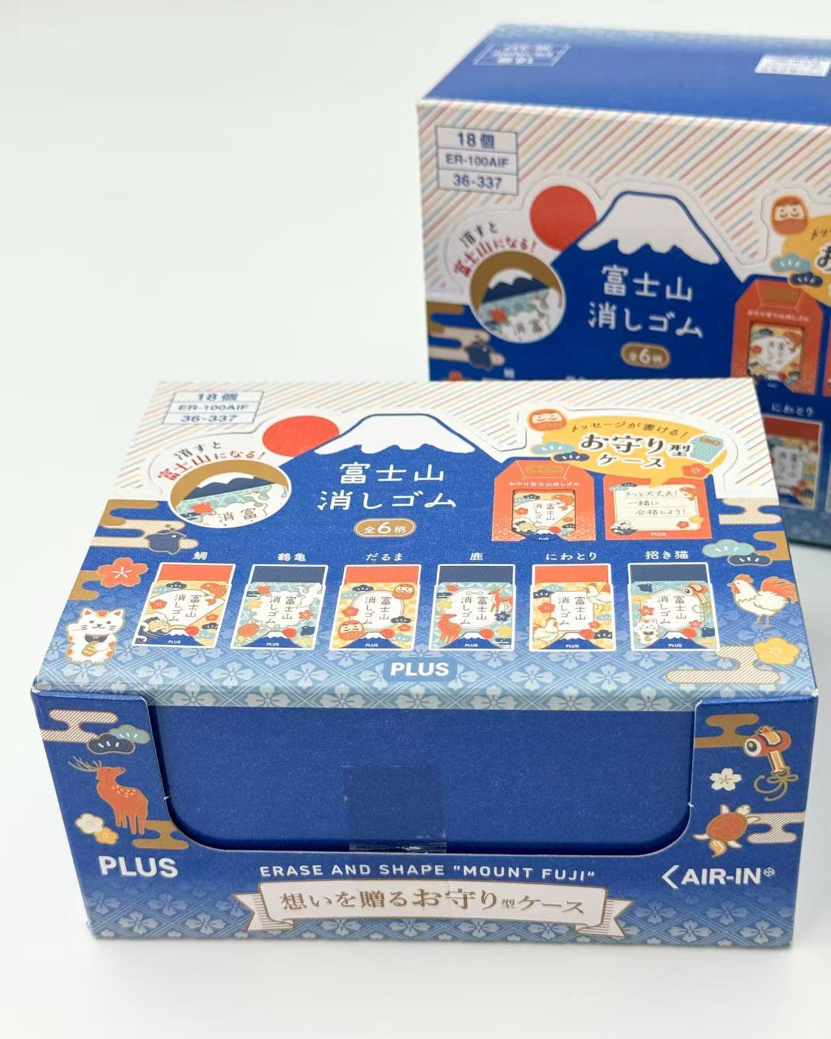 PLUS | MOUNT FUJI OMAMORI ERASER | JAPANESE LUCKY CHARM COLLECTION | MDS