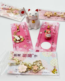 SAKURA OMAMORI | JAPANESE CHERRY BLOSSOM CHARMS &amp; KEYRINGS | OZAWA