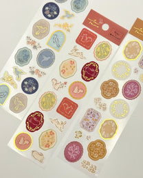 UTATANE GOLD FOIL WASHI STICKERS | NATURE COLLECTION  | NB