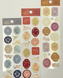 UTATANE GOLD FOIL WASHI STICKERS | NATURE COLLECTION  | NB