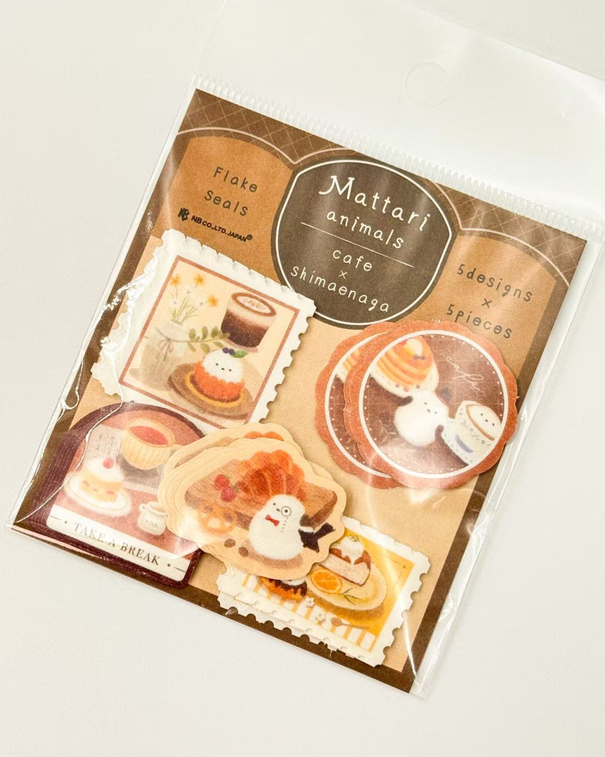MATTARI ANIMALS | VINTAGE WASHI FLAKE STICKERS | NB
