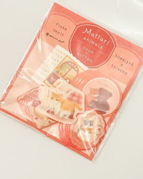 MATTARI ANIMALS | VINTAGE WASHI FLAKE STICKERS | NB