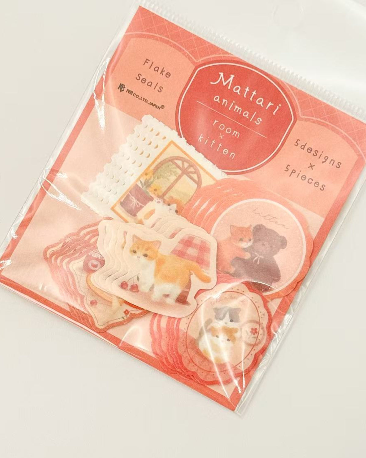MATTARI ANIMALS | VINTAGE WASHI FLAKE STICKERS | NB