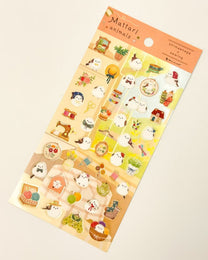 MATTARI ANIMALS | GOLD FOIL CLEAR STICKERS | NB