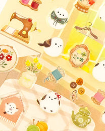 MATTARI ANIMALS | GOLD FOIL CLEAR STICKERS | NB