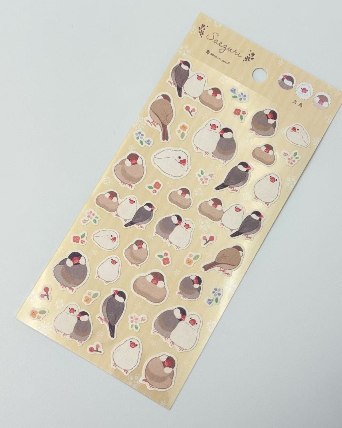 SAEZURI JAPANESE BIRD STICKERS | NB