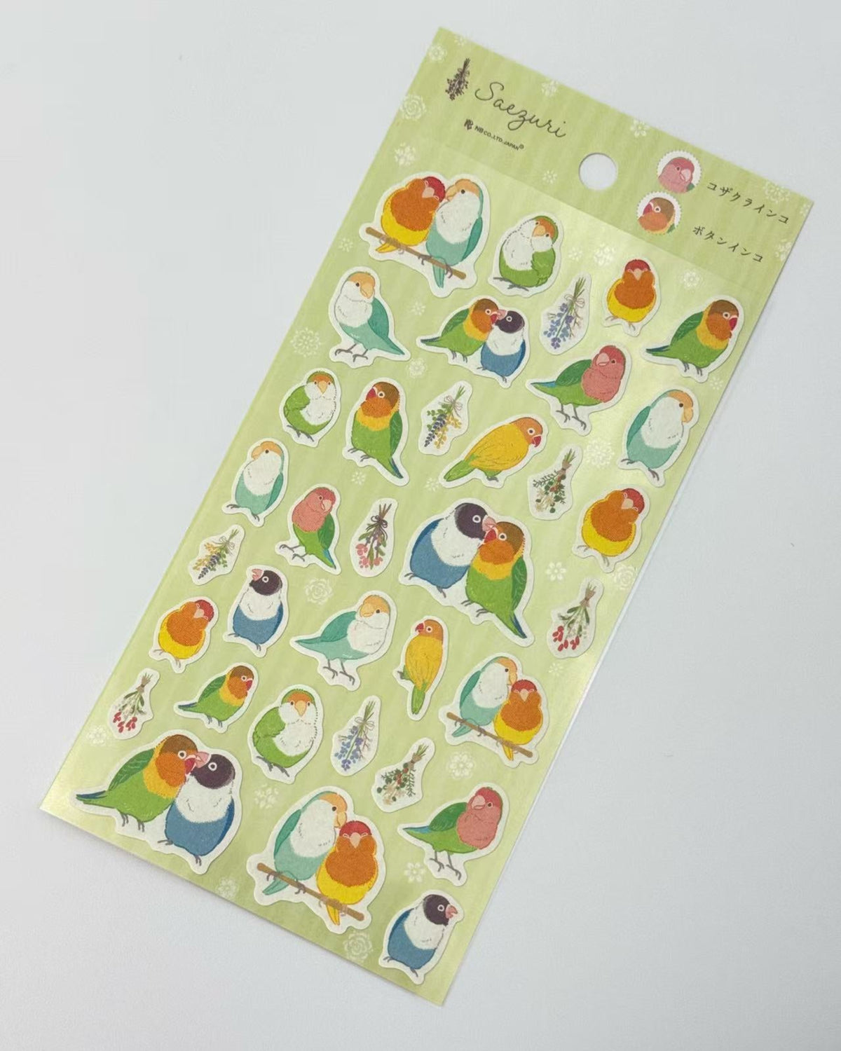 SAEZURI JAPANESE BIRD STICKERS | NB
