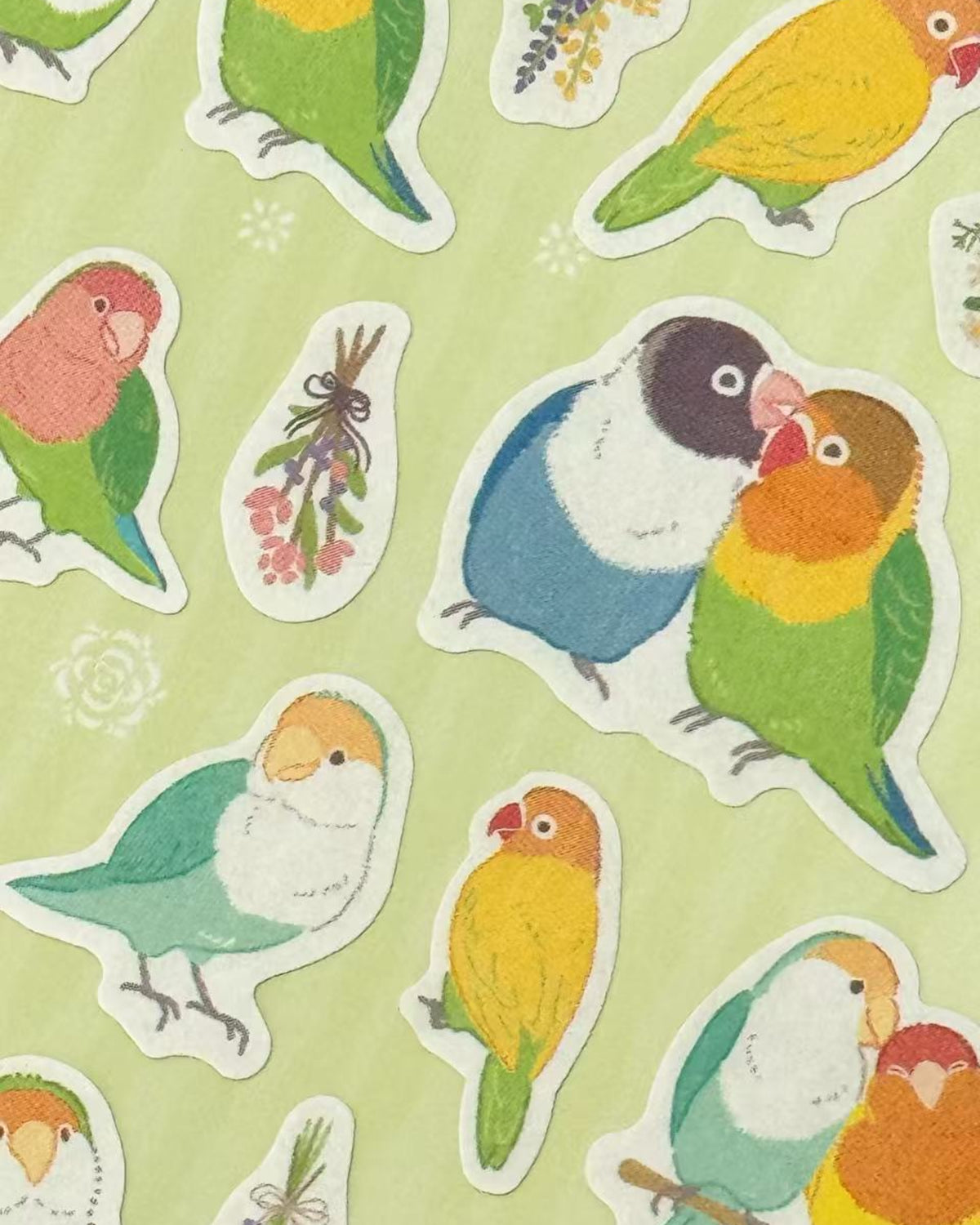 SAEZURI JAPANESE BIRD STICKERS | NB
