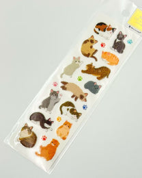 JAPANESE RAISED GLITTER ANIMAL STICKERS | NB