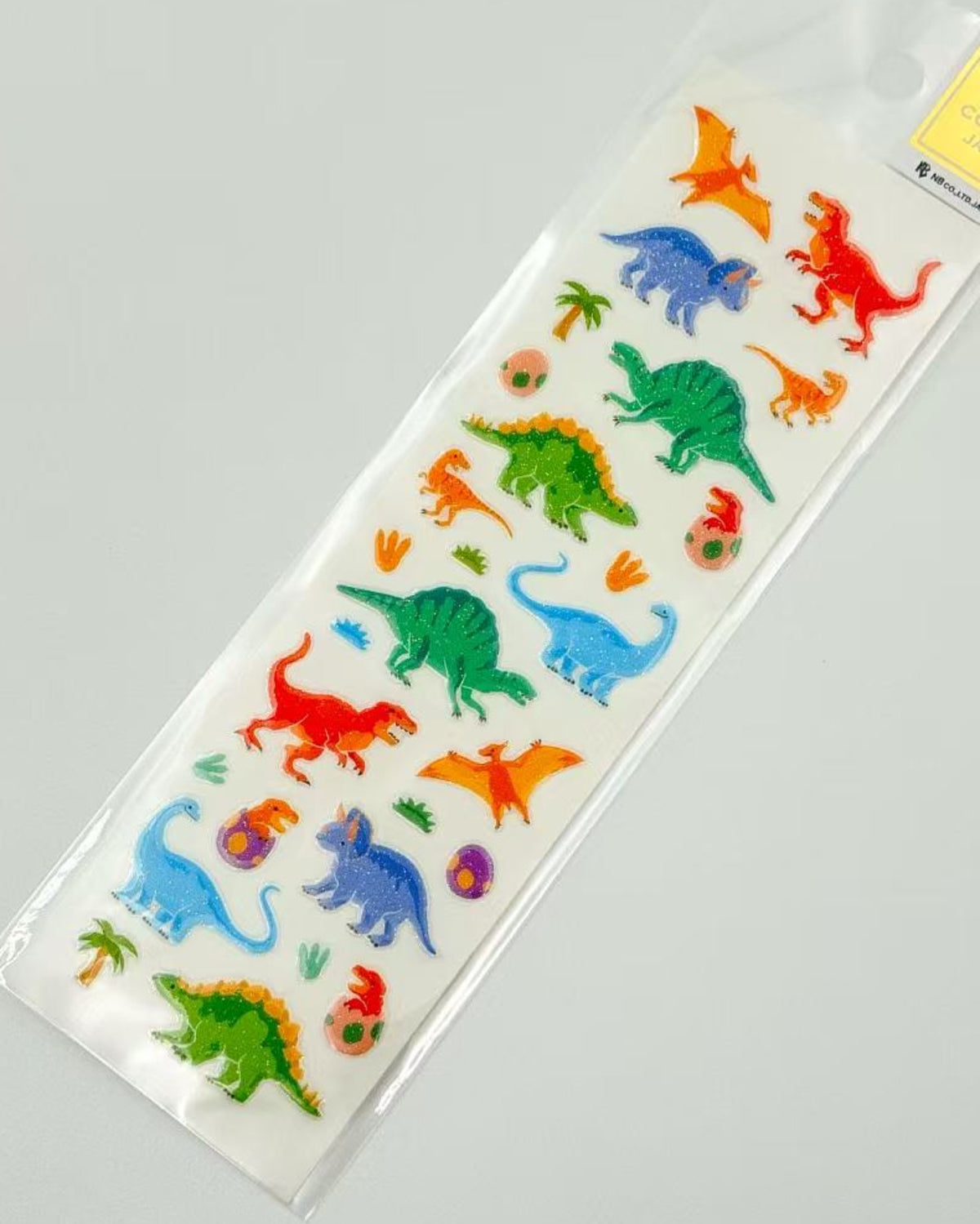 JAPANESE RAISED GLITTER ANIMAL STICKERS | NB