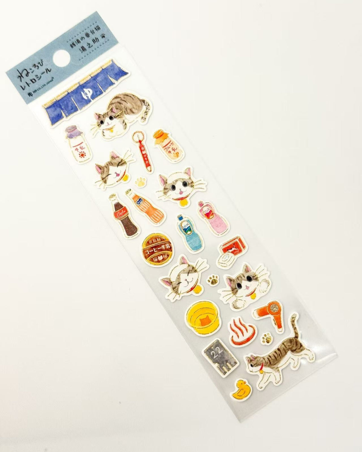 JAPANESE RETRO CAT STICKERS | NEKOROBI STORIES | NB