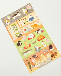 JAPANESE WASHI &amp; GOLD FOIL STICKERS | JAPANESE MOTIF | NB