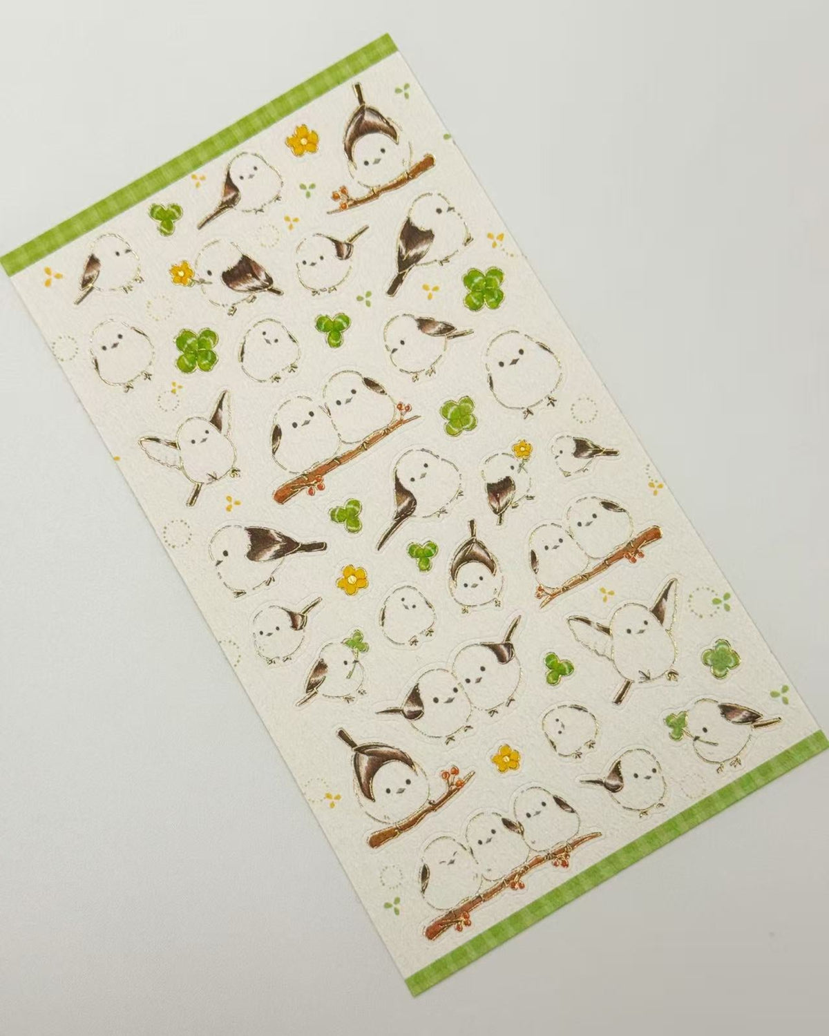 JAPANESE WASHI &amp; GOLD FOIL STICKERS | JAPANESE MOTIF | NB