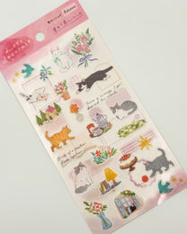 JAPANESE LAYERED SCENE STICKERS | ANIMALS &amp; NATURE | NB