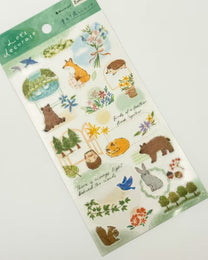 JAPANESE LAYERED SCENE STICKERS | ANIMALS &amp; NATURE | NB