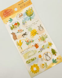 JAPANESE LAYERED SCENE STICKERS | ANIMALS &amp; NATURE | NB