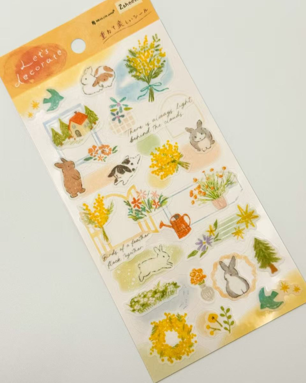 JAPANESE LAYERED SCENE STICKERS | ANIMALS &amp; NATURE | NB