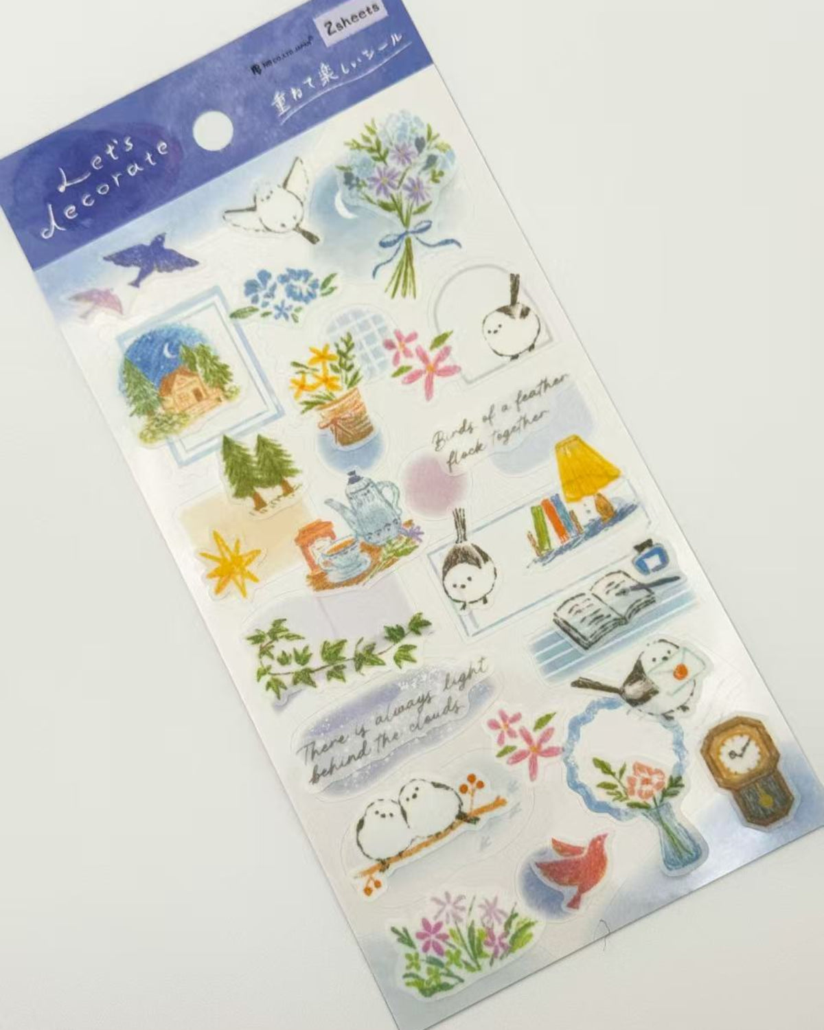 JAPANESE LAYERED SCENE STICKERS | ANIMALS &amp; NATURE | NB