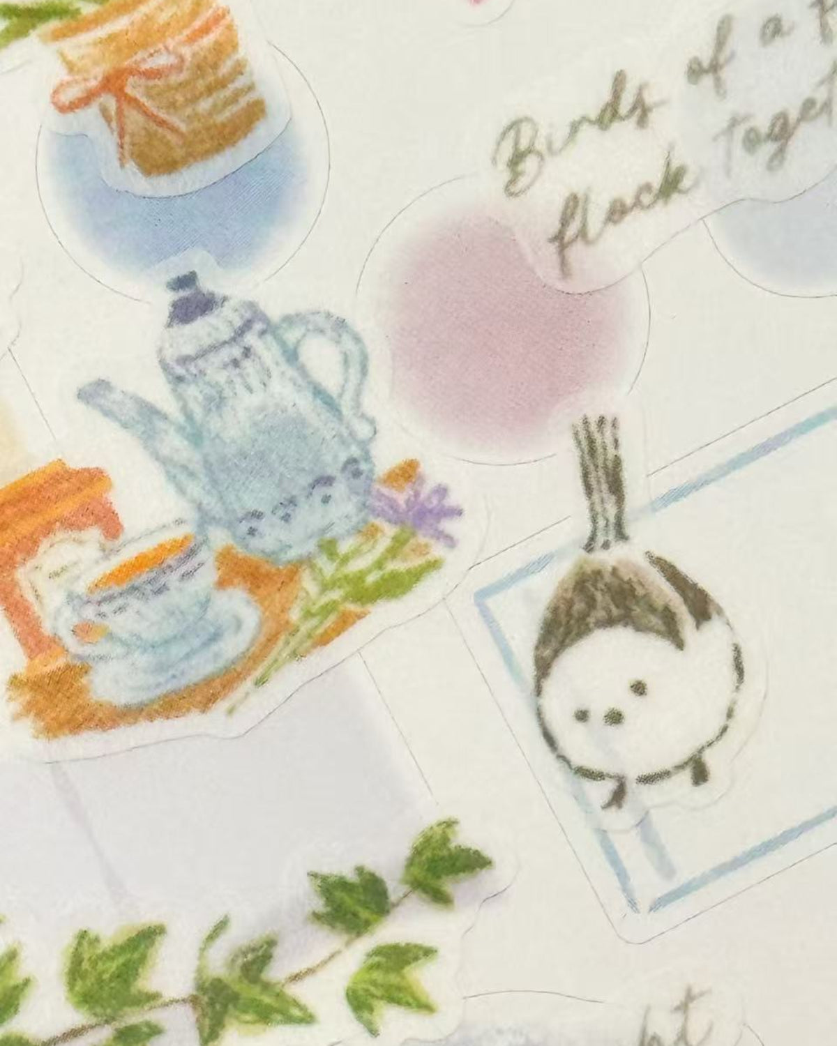 JAPANESE LAYERED SCENE STICKERS | ANIMALS &amp; NATURE | NB