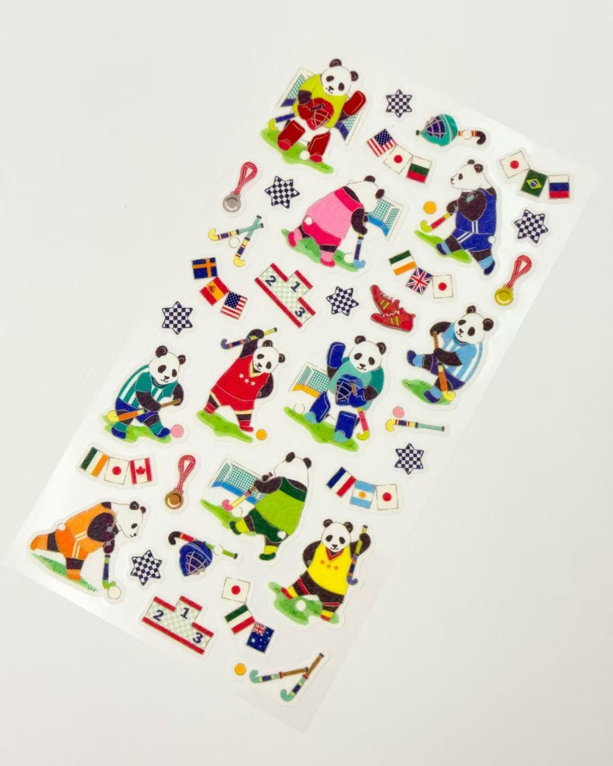 JAPANESE WASHI STICKERS | ANIMAL SPORTS DAY COLLECTION | NB