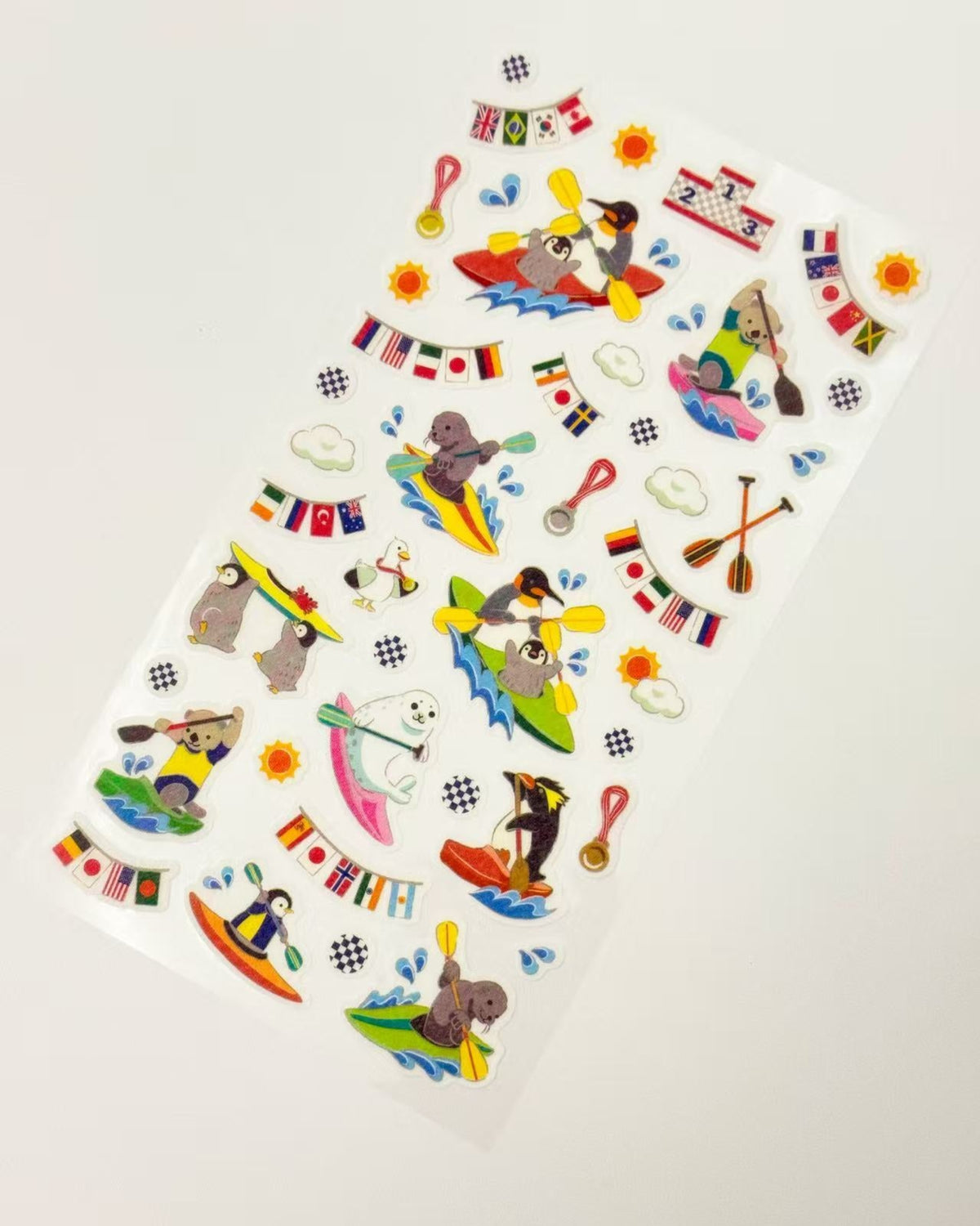 JAPANESE WASHI STICKERS | ANIMAL SPORTS DAY COLLECTION | NB