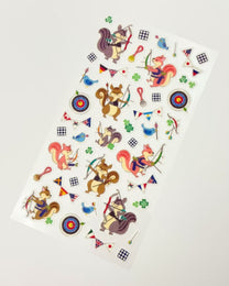 JAPANESE WASHI STICKERS | ANIMAL SPORTS DAY COLLECTION | NB