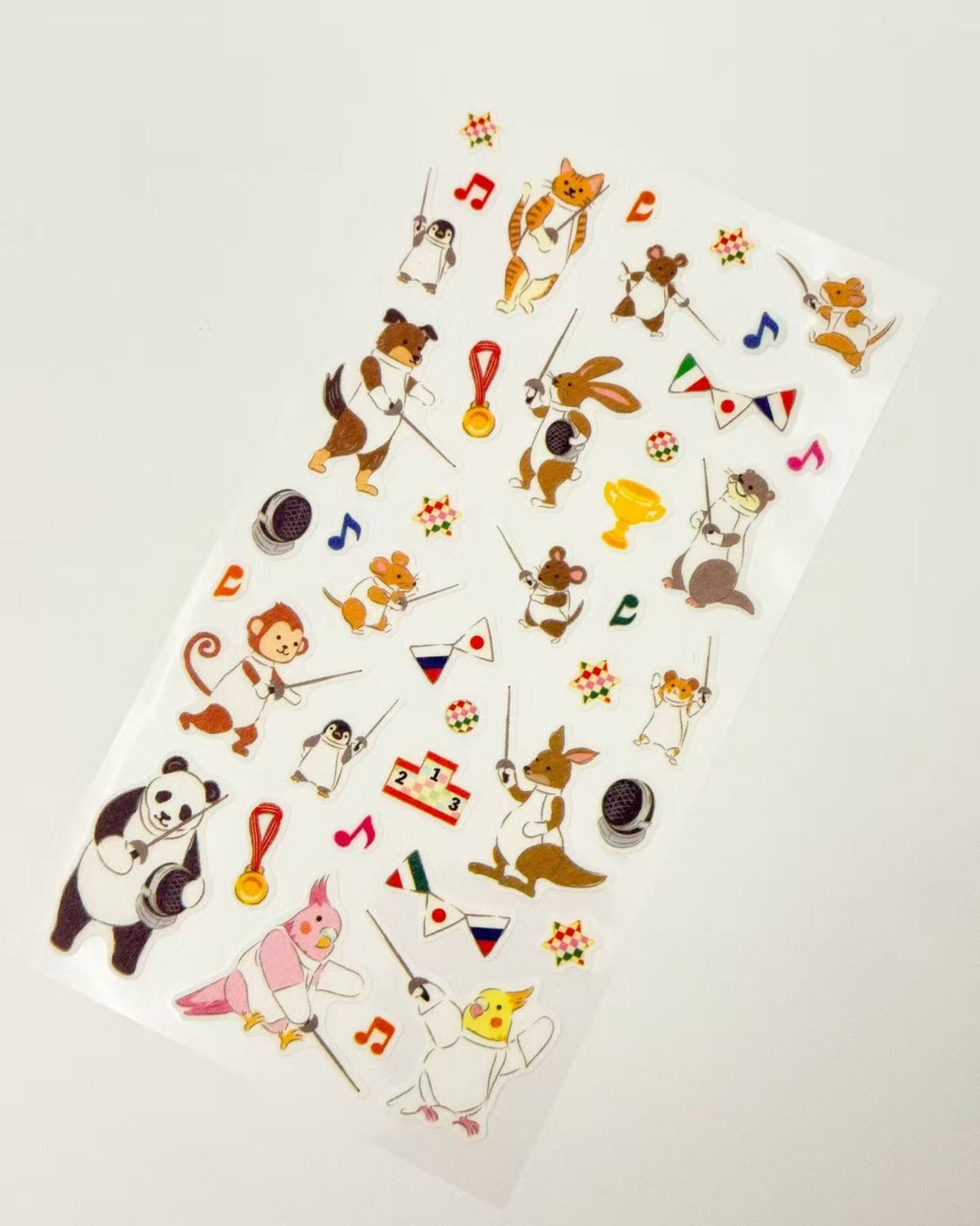 JAPANESE WASHI STICKERS | ANIMAL SPORTS DAY COLLECTION | NB