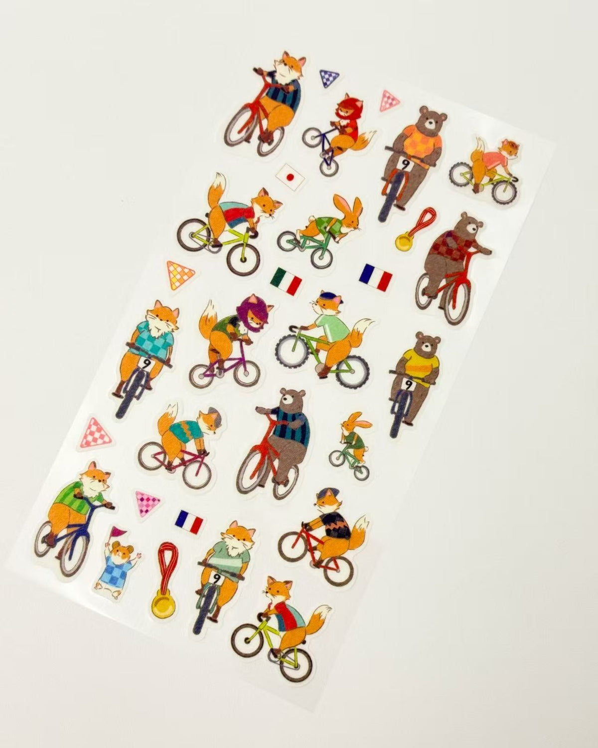 JAPANESE WASHI STICKERS | ANIMAL SPORTS DAY COLLECTION | NB