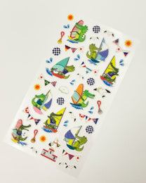 JAPANESE WASHI STICKERS | ANIMAL SPORTS DAY COLLECTION | NB