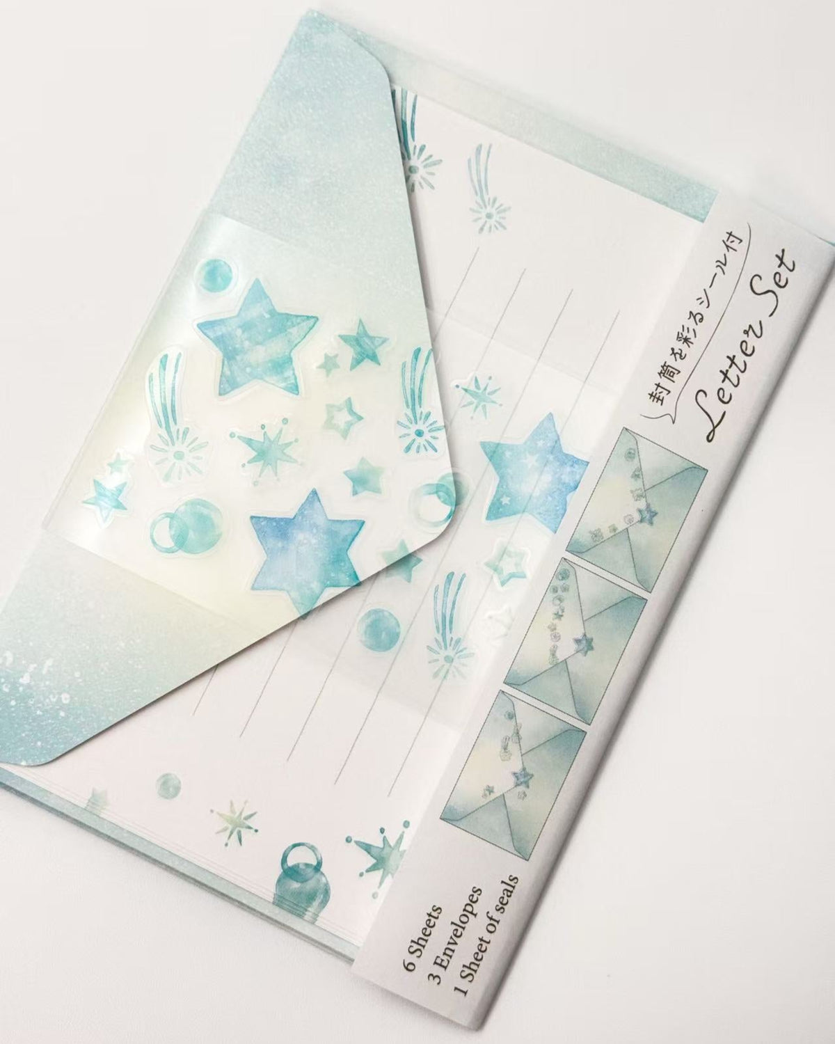 JAPANESE MINI LETTER SET WITH DECORATIVE SEALS | NB