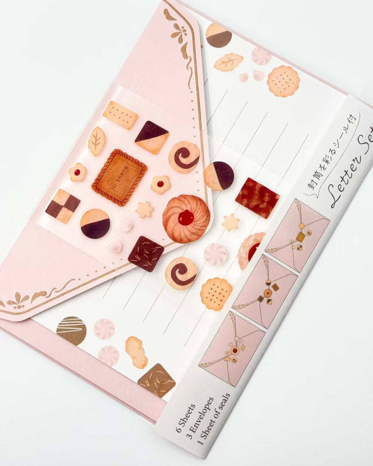 JAPANESE MINI LETTER SET WITH DECORATIVE SEALS | NB