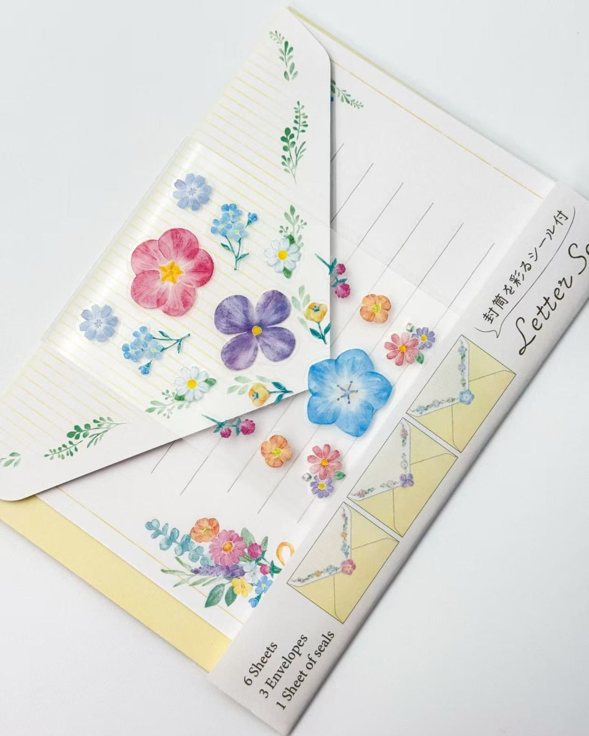 JAPANESE MINI LETTER SET WITH DECORATIVE SEALS | NB