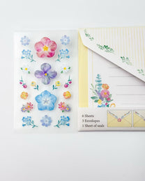 JAPANESE MINI LETTER SET WITH DECORATIVE SEALS | NB