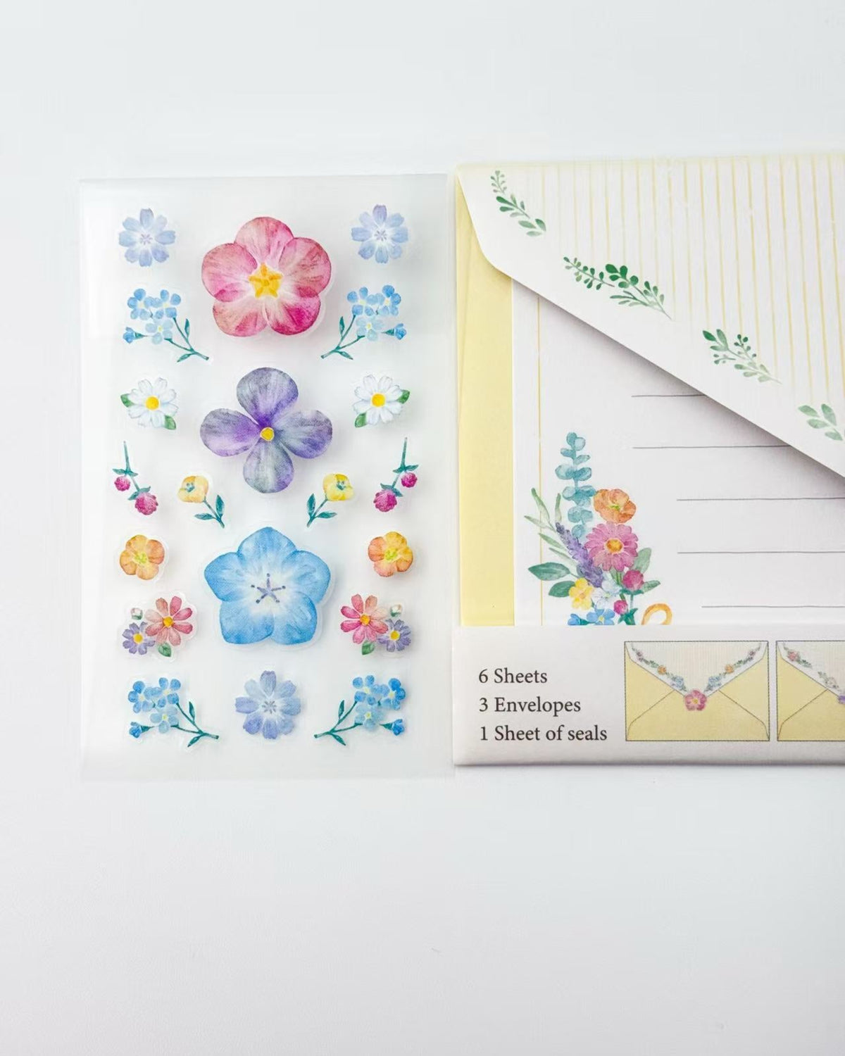 JAPANESE MINI LETTER SET WITH DECORATIVE SEALS | NB