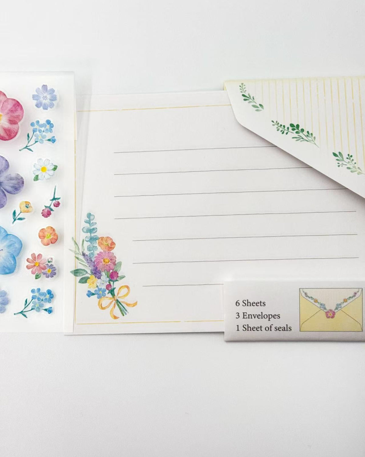 JAPANESE MINI LETTER SET WITH DECORATIVE SEALS | NB
