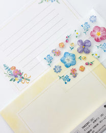 JAPANESE MINI LETTER SET WITH DECORATIVE SEALS | NB