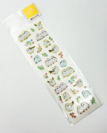 JAPANESE RAISED FOIL STICKERS DOGS, BIRDS &amp; DINOSAURS | NB