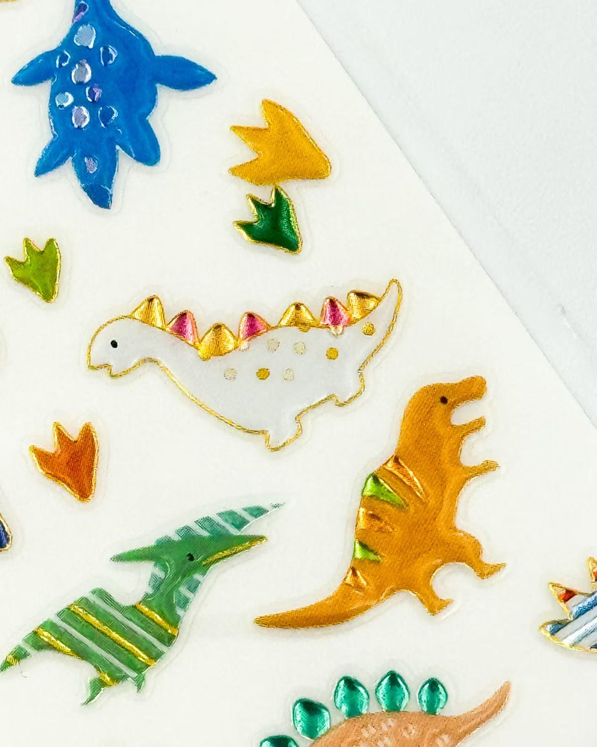 JAPANESE RAISED FOIL STICKERS DOGS, BIRDS &amp; DINOSAURS | NB