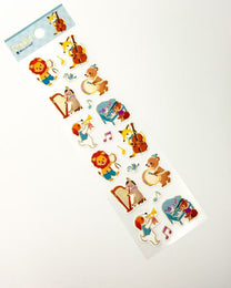 KAZUEMON ANIMAL GOLD FOIL WASHI STICKERS  | NB