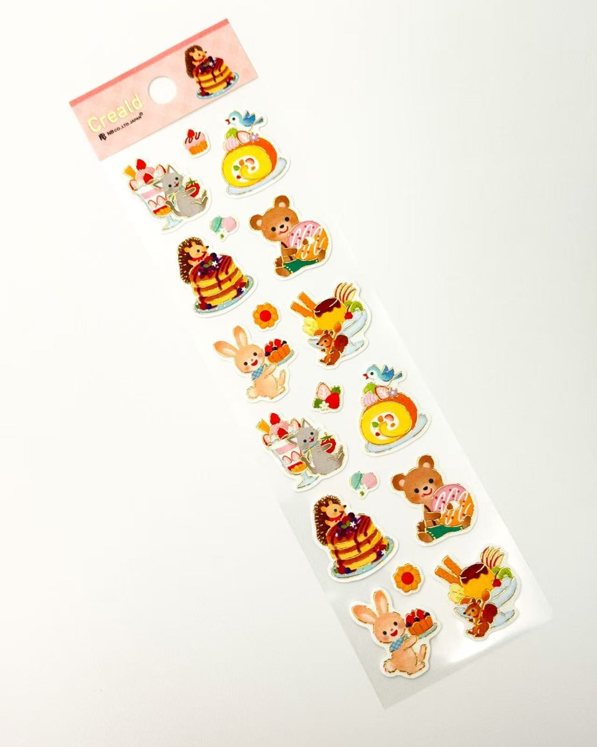 KAZUEMON ANIMAL GOLD FOIL WASHI STICKERS  | NB