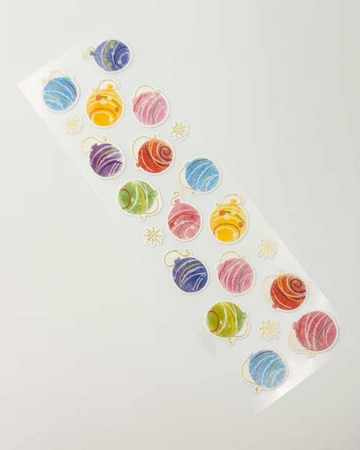 JAPANESE SEASONAL WASHI STICKERS WITH GOLD FOIL | 7 DESIGNS | NB