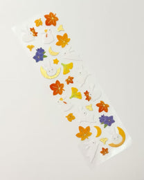 JAPANESE SEASONAL WASHI STICKERS WITH GOLD FOIL | 7 DESIGNS | NB