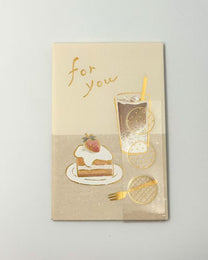 JAPANESE POCHIBUKURO GIFT ENVELOPES WITH GOLD FOIL SEALS – 2 DESIGNS | NB