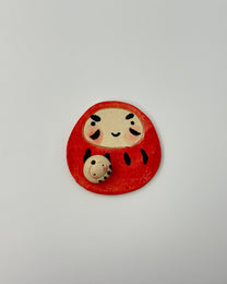 DARUMA INCENSE HOLDER &amp; TRAY | JAPANESE LUCKY CHARM