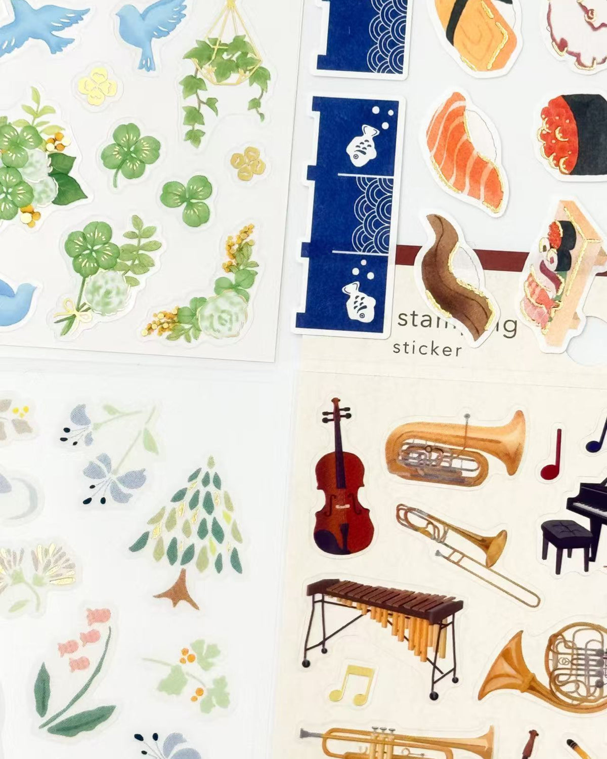 JAPANESE DECORATIVE STICKERS | ASSORTED DESIGNS | NB