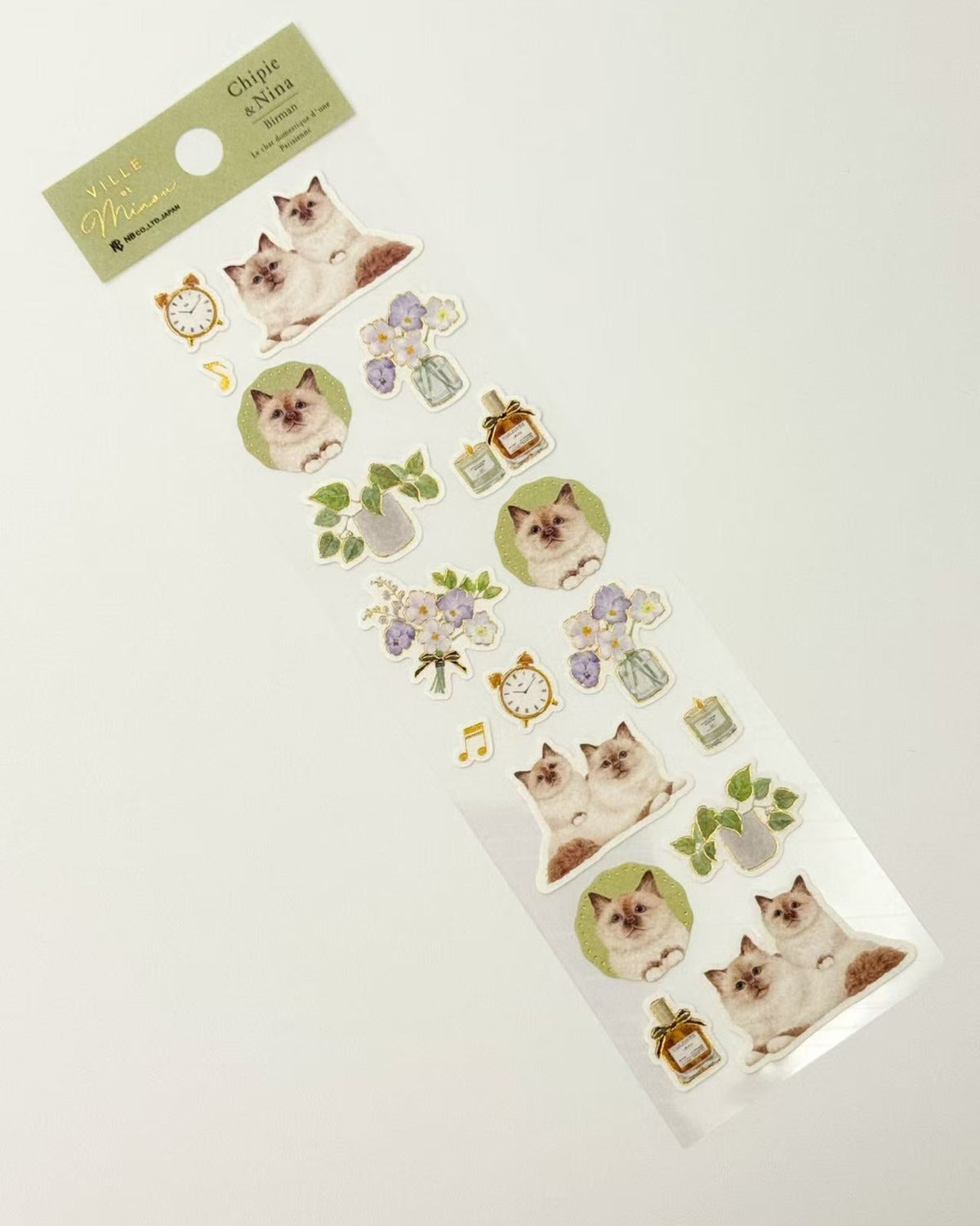 JAPANESE DECORATIVE STICKERS | ASSORTED SMALL DESIGNS | NB