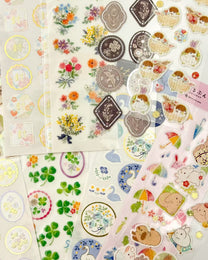 JAPANESE DECORATIVE STICKERS | ASSORTED SMALL DESIGNS | NB