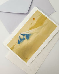 JAPANESE ART GREETING CARD - MOUNT FUJI COLLECTION | NBC
