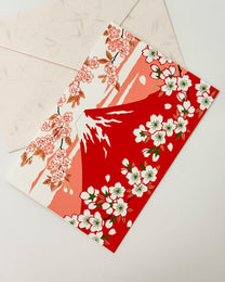 JAPANESE ART GREETING CARD - MOUNT FUJI COLLECTION | NBC